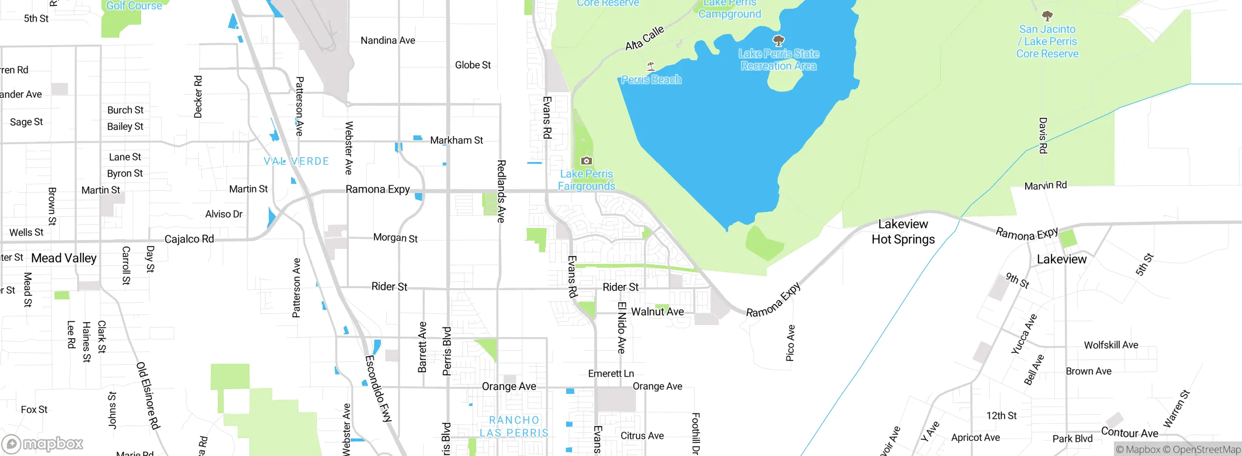 Map showing approximate location