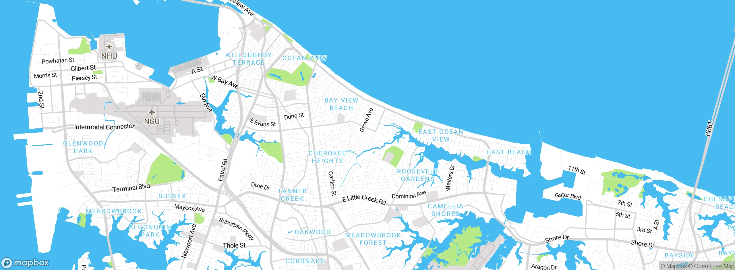 Map showing approximate location