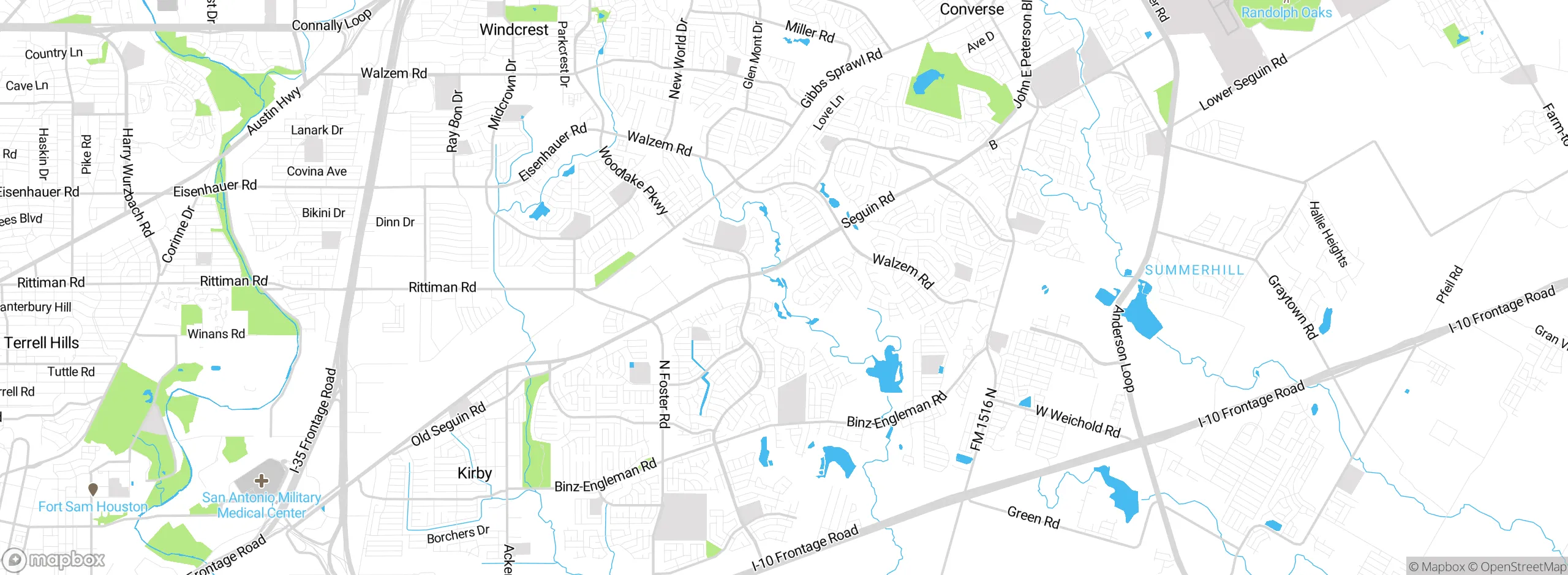 Map showing approximate location