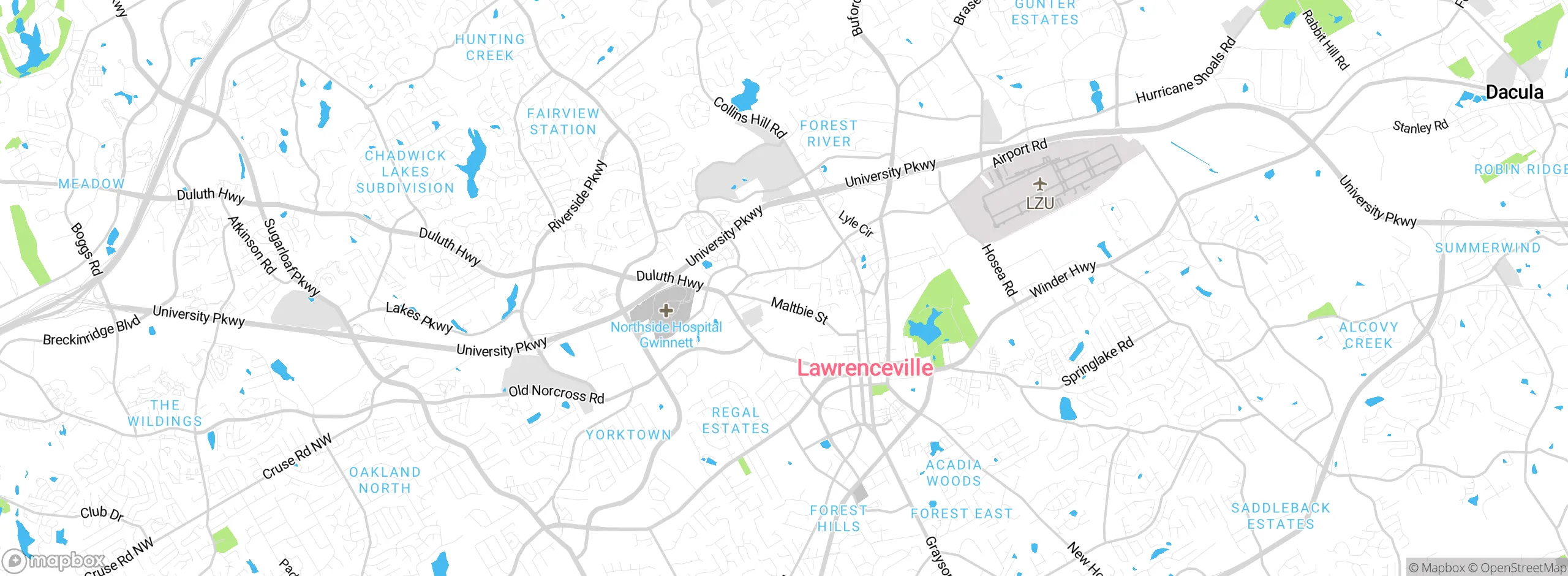 Map showing approximate location