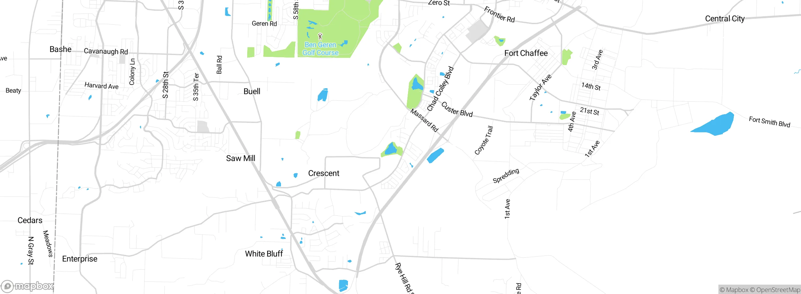 Map showing approximate location