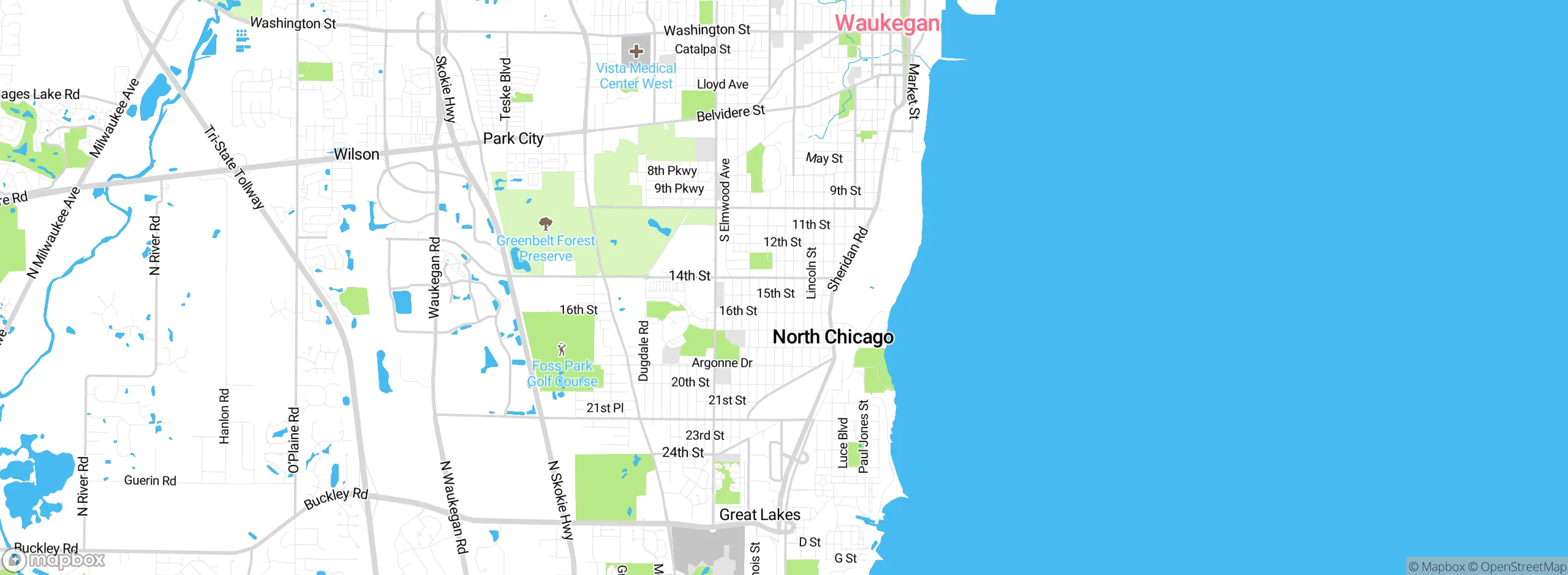 Map showing approximate location