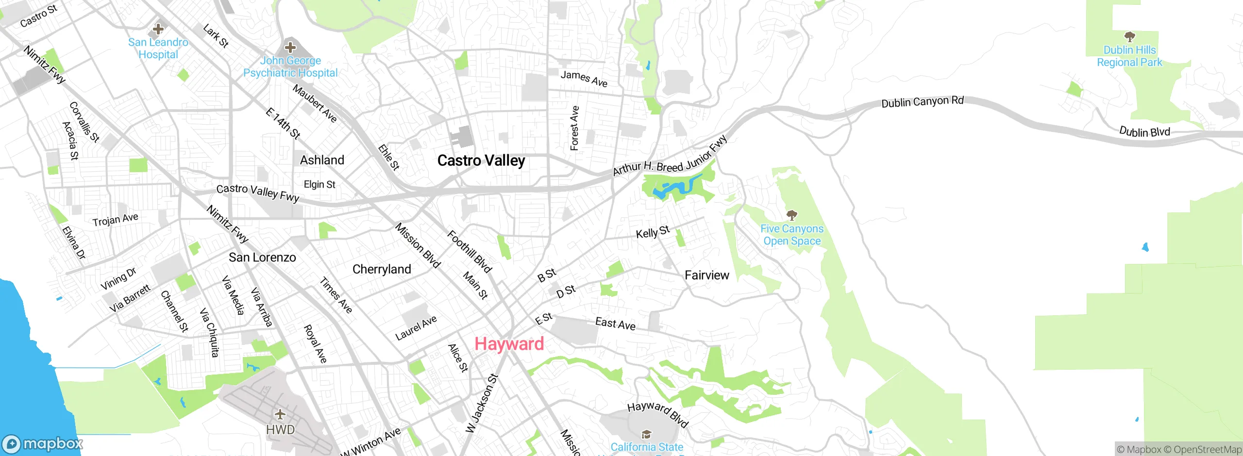 Map showing approximate location
