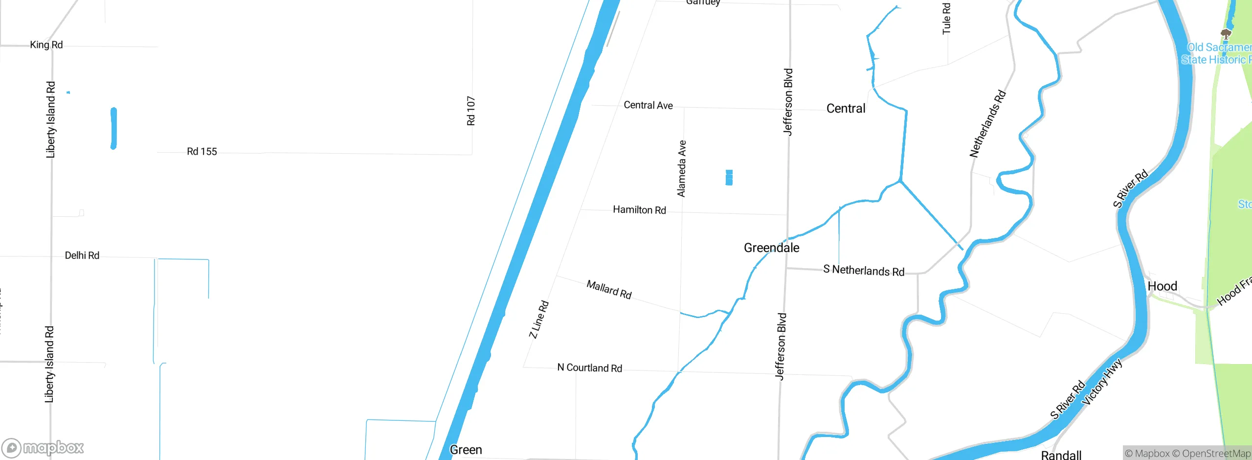 Map showing approximate location