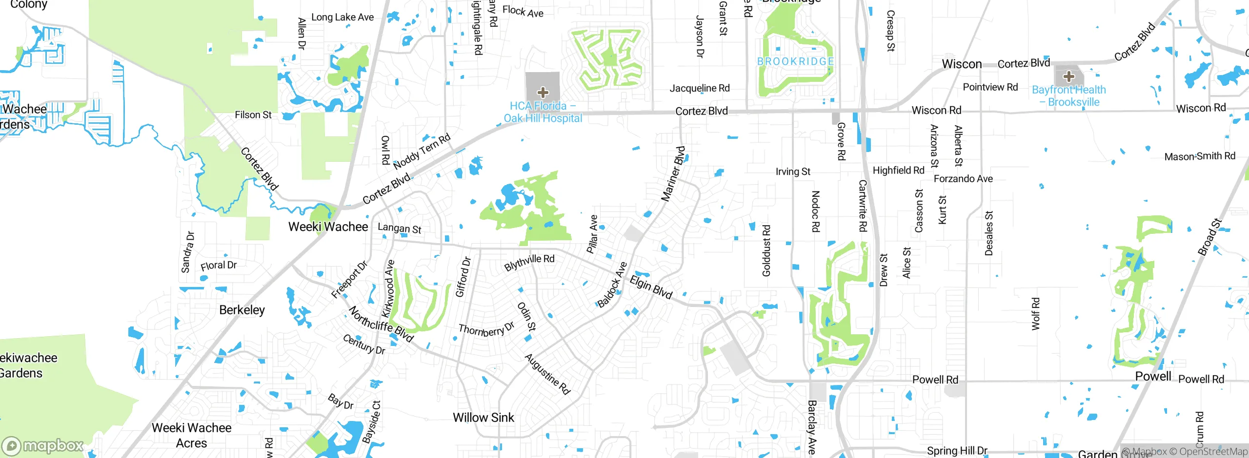 Map showing approximate location
