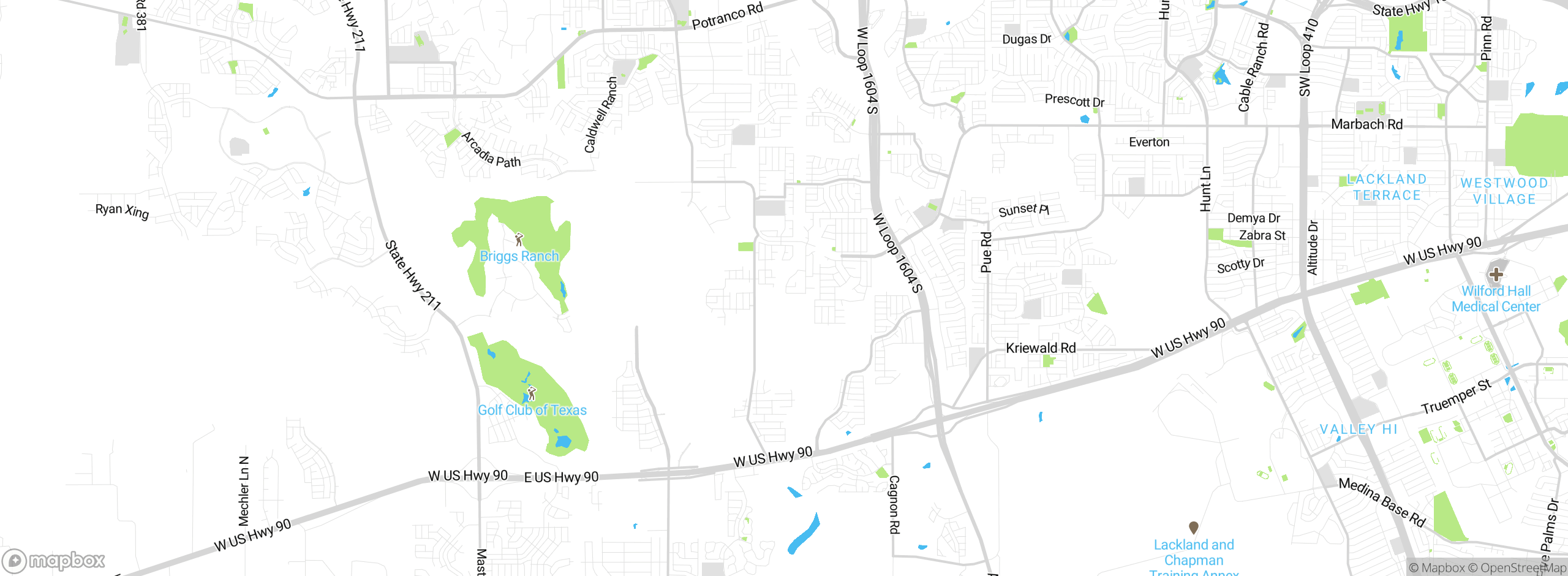 Map showing approximate location