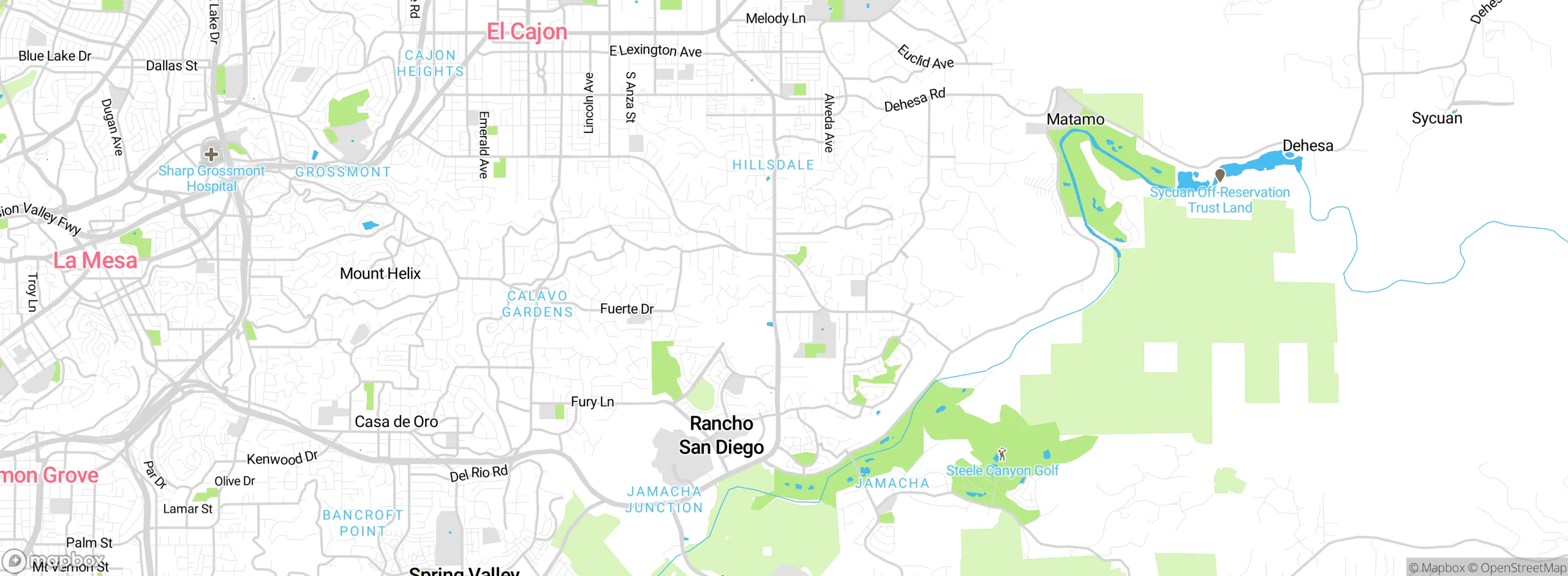 Map showing approximate location