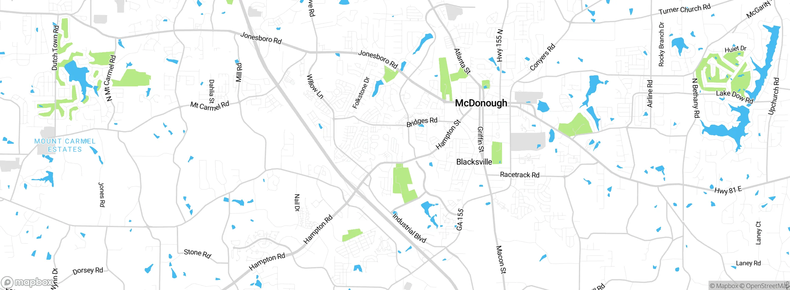 Map showing approximate location