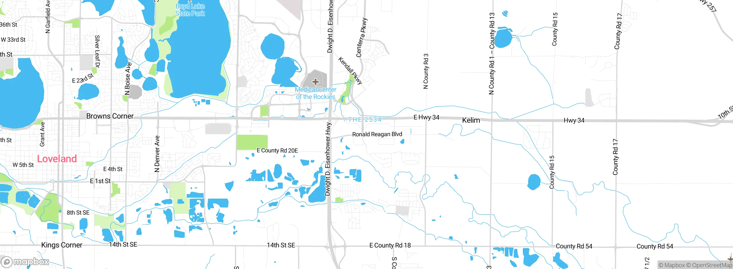 Map showing approximate location