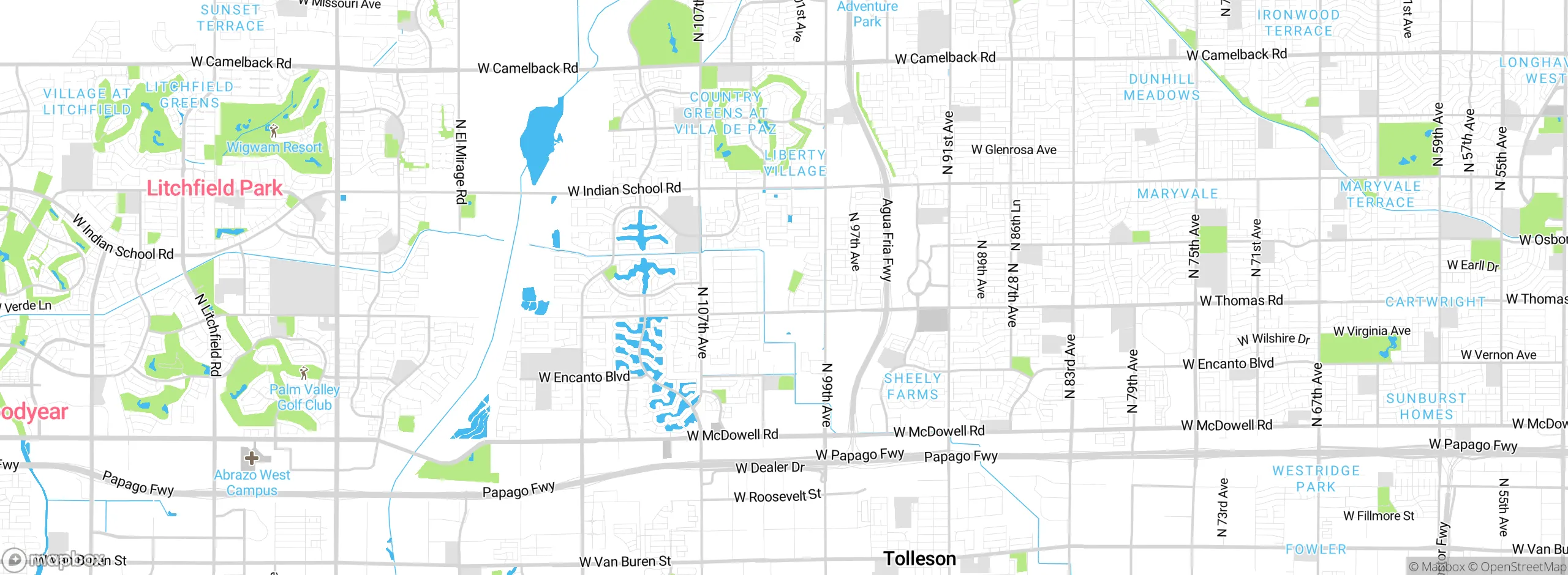 Map showing approximate location