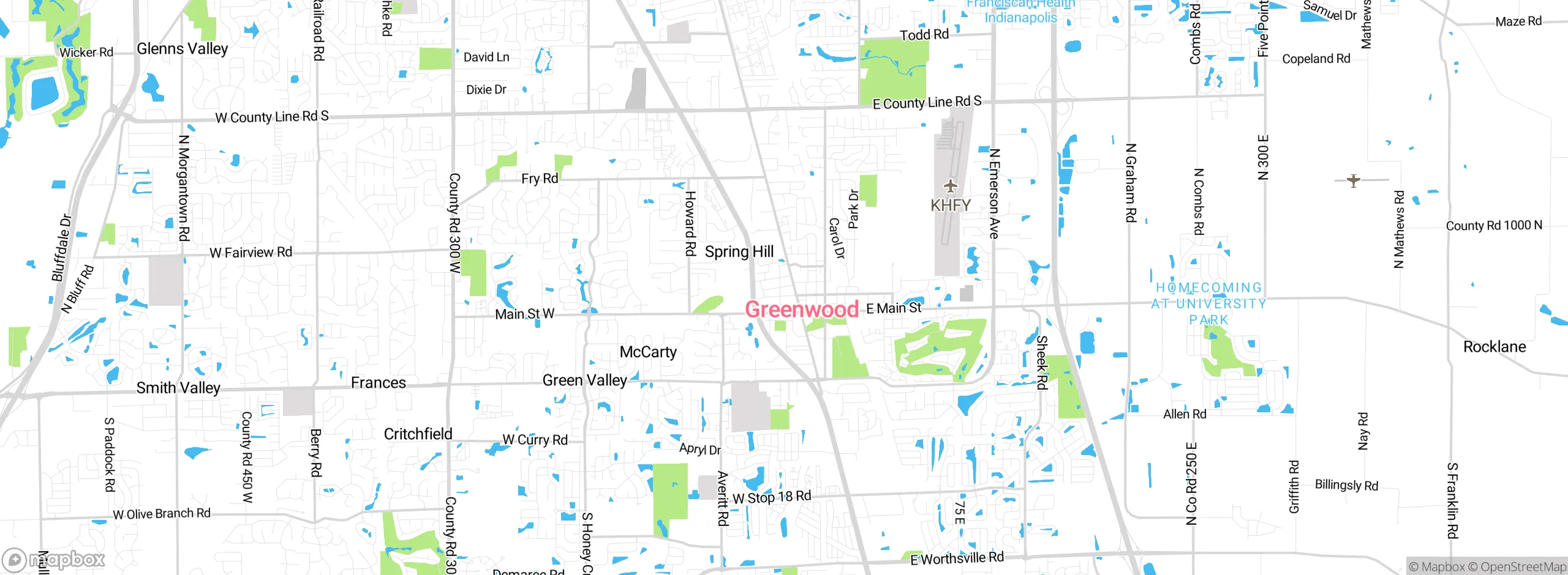 Map showing approximate location