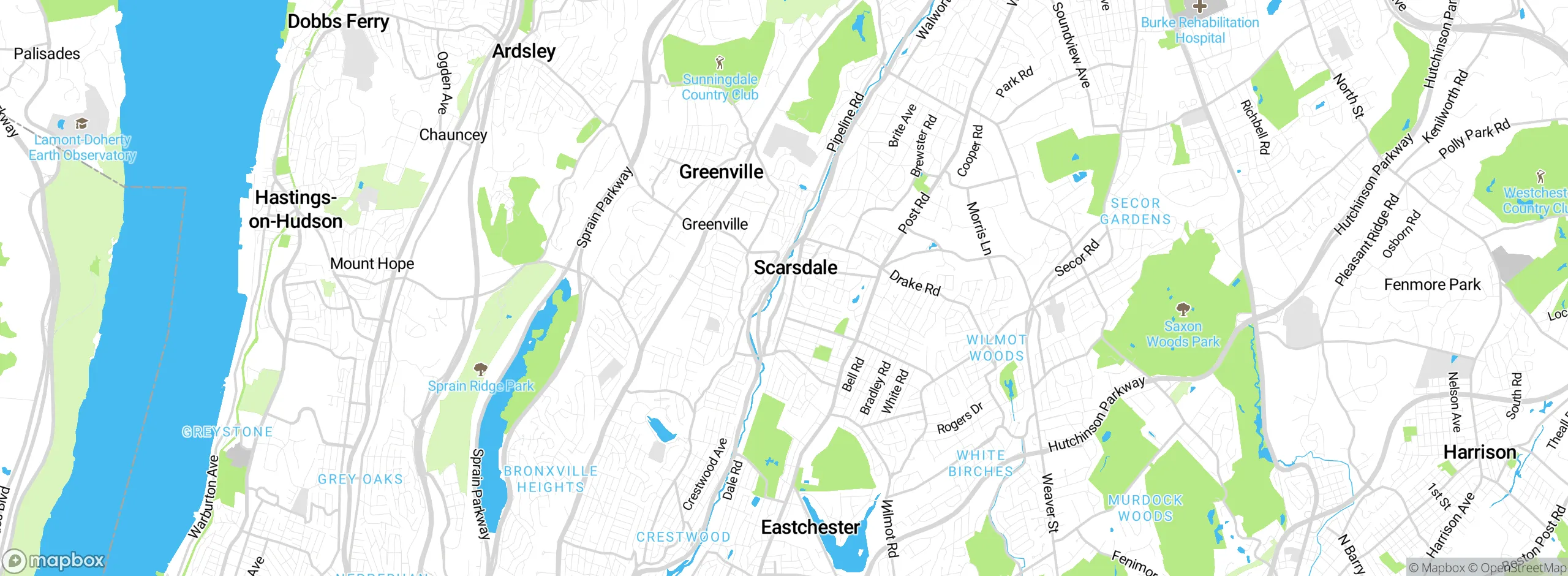 Map showing approximate location