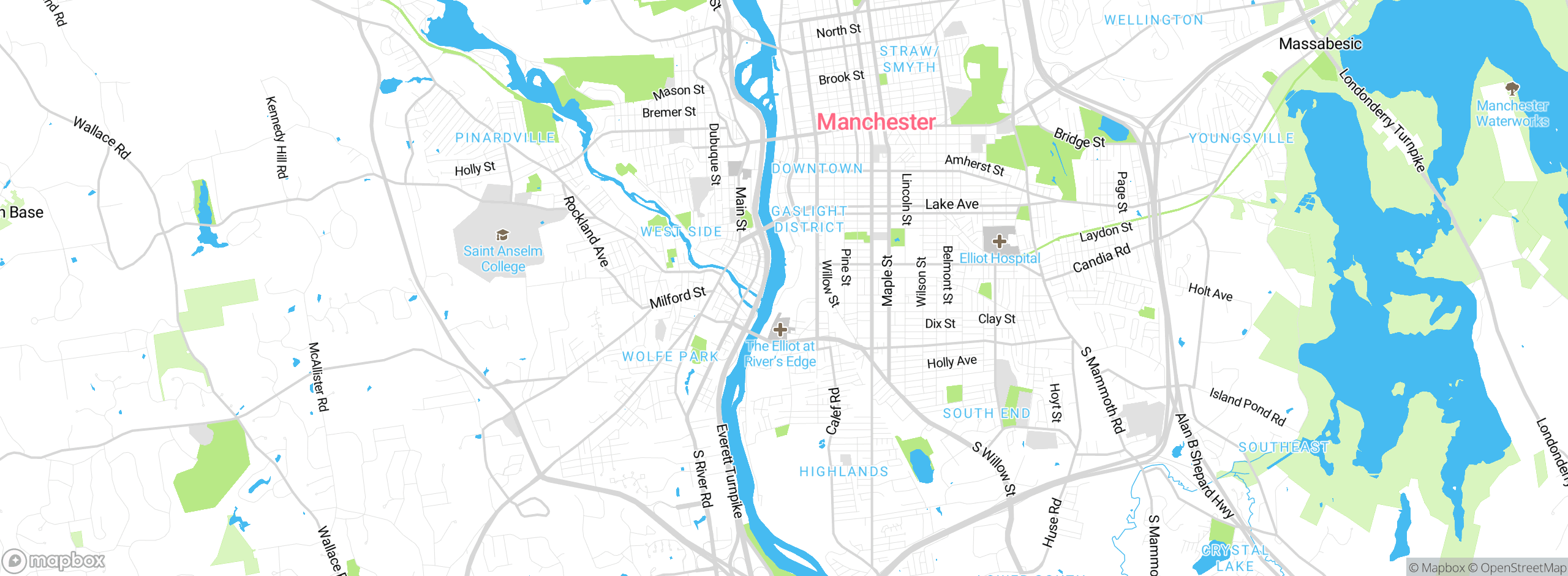 Map showing approximate location
