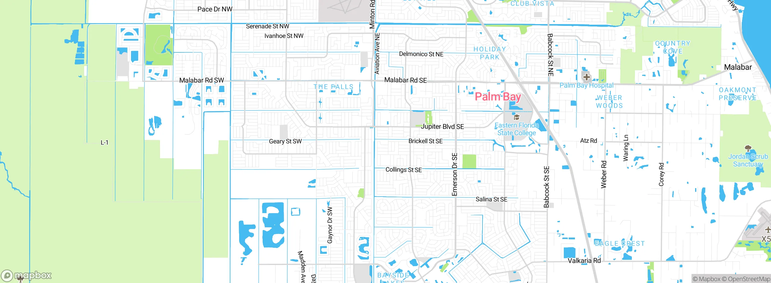 Map showing approximate location