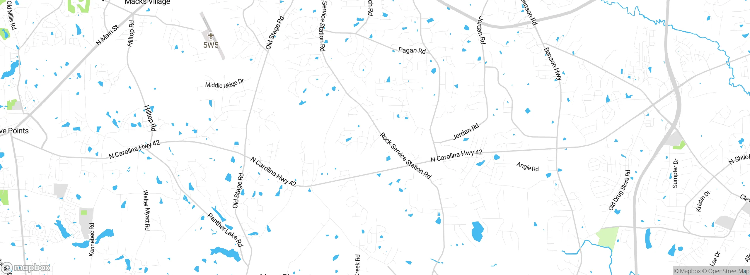Map showing approximate location