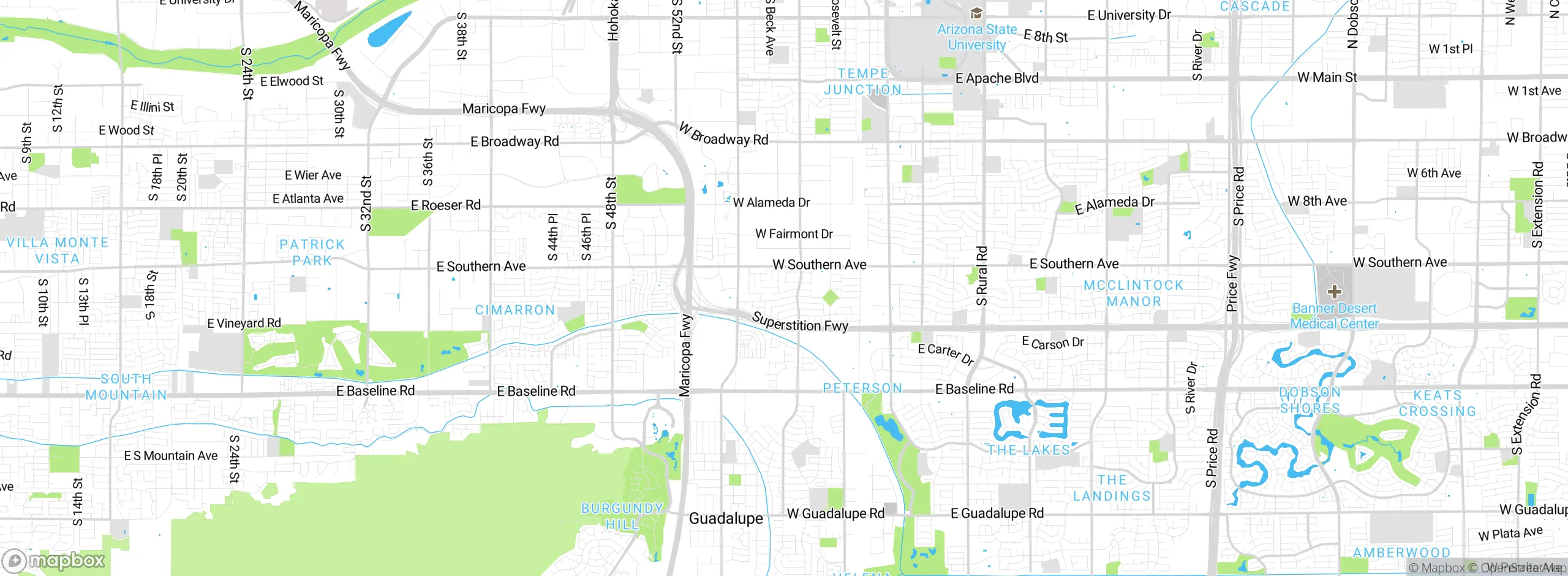 Map showing approximate location