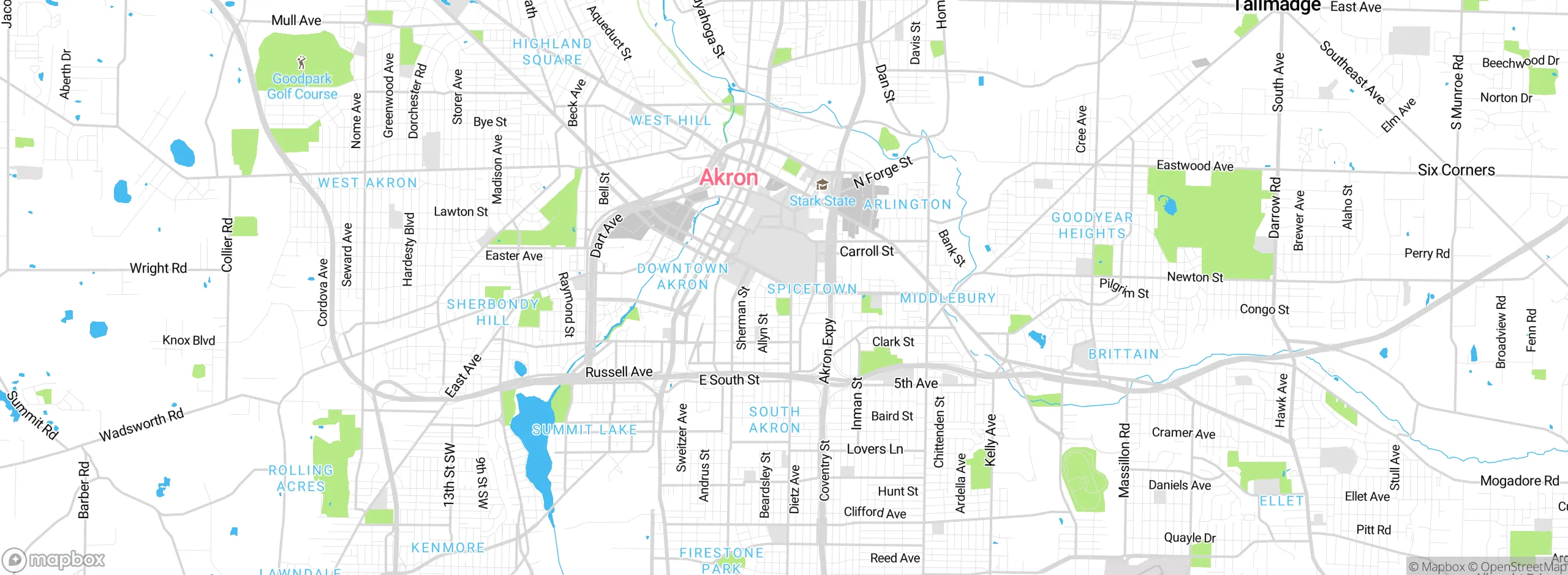 Map showing approximate location