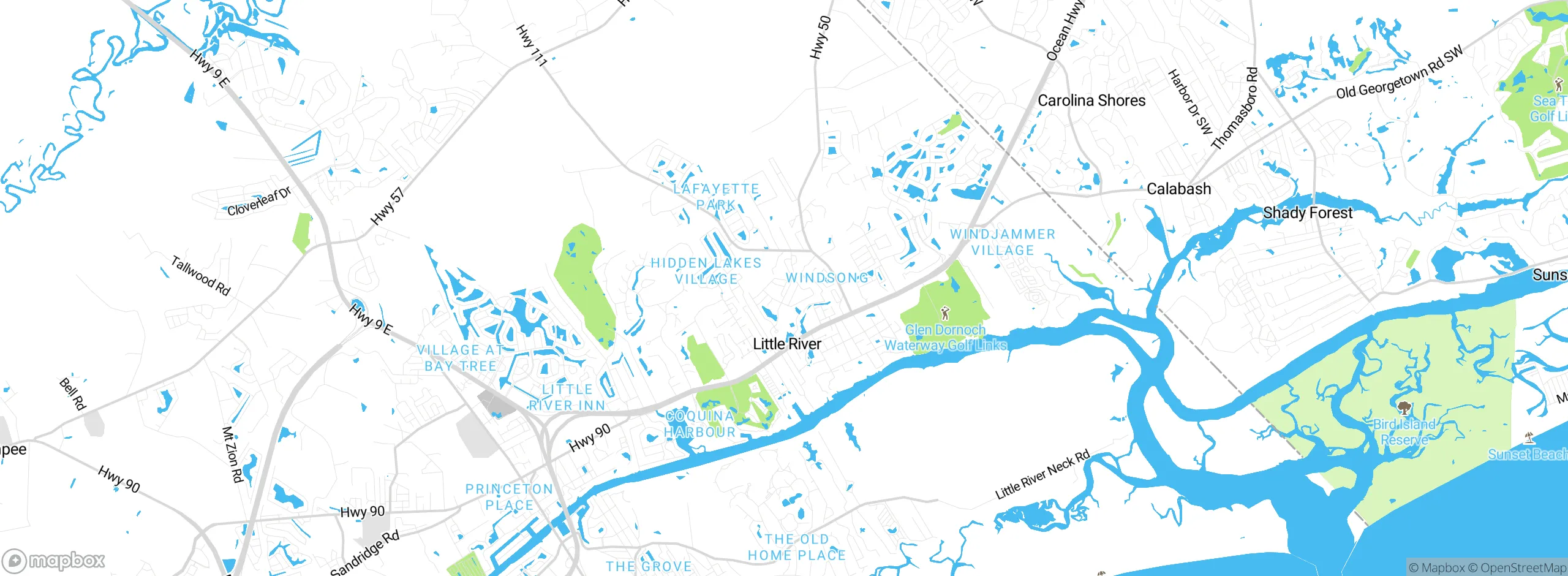 Map showing approximate location