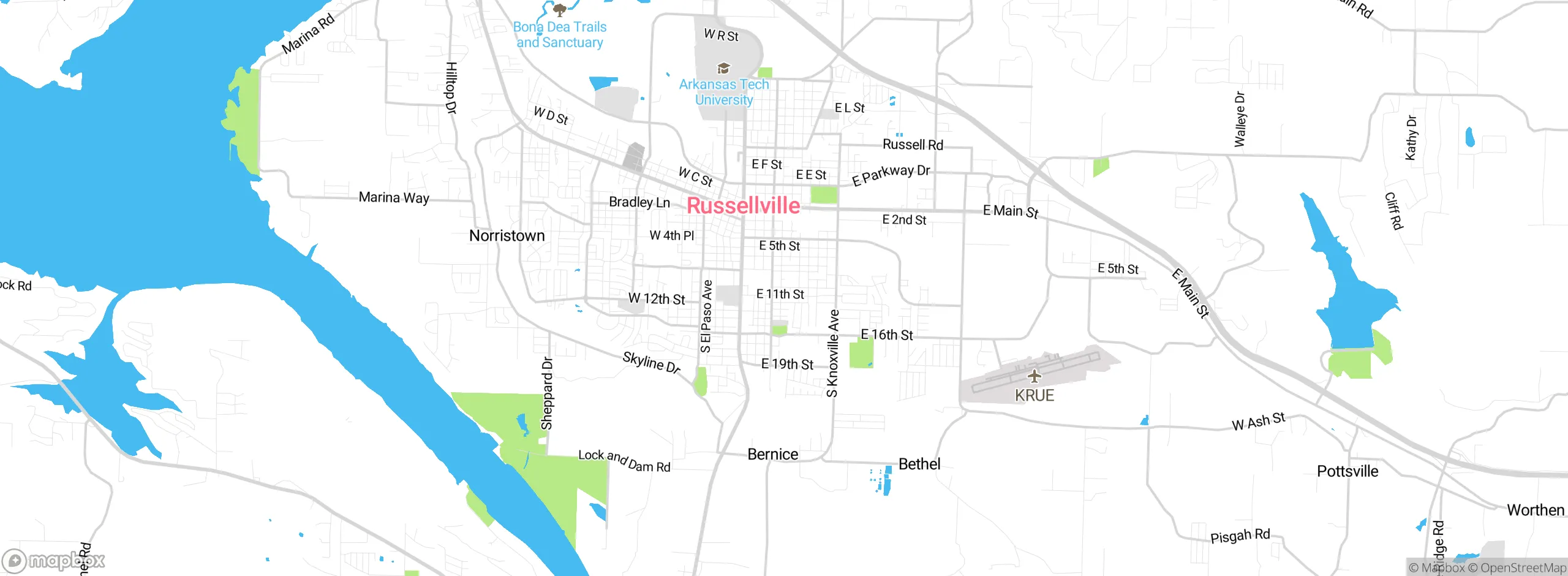 Map showing approximate location