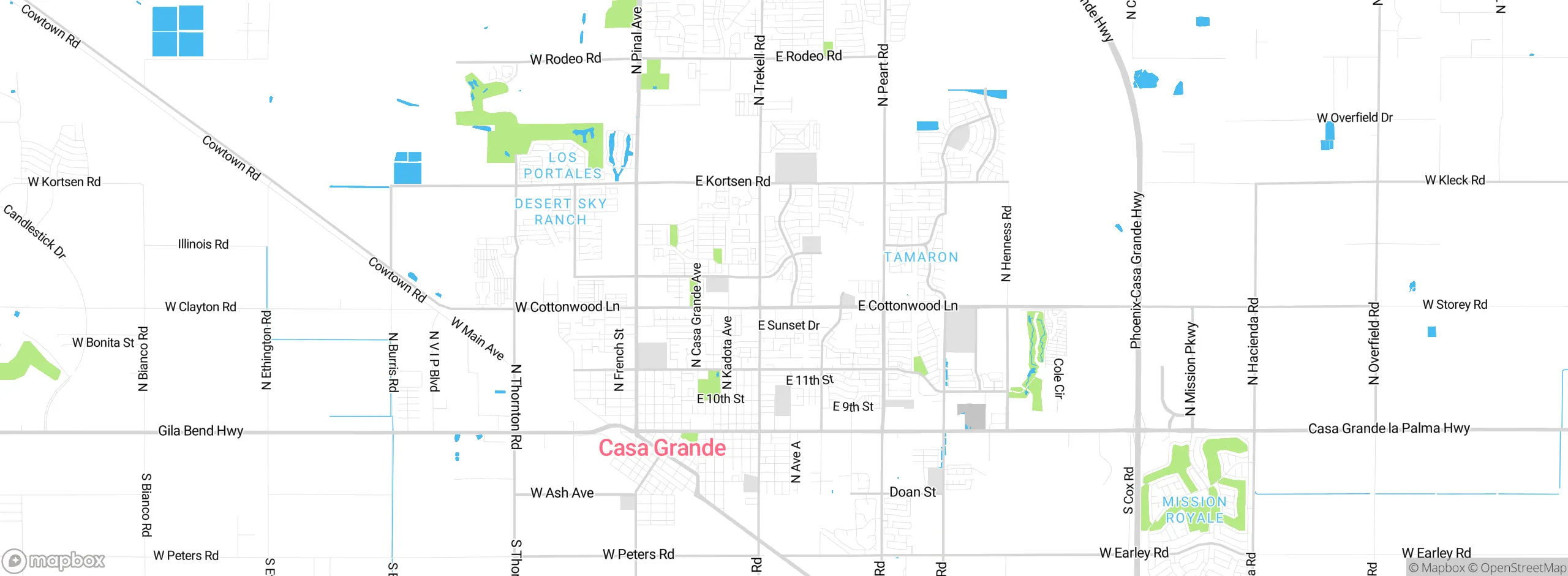 Map showing approximate location