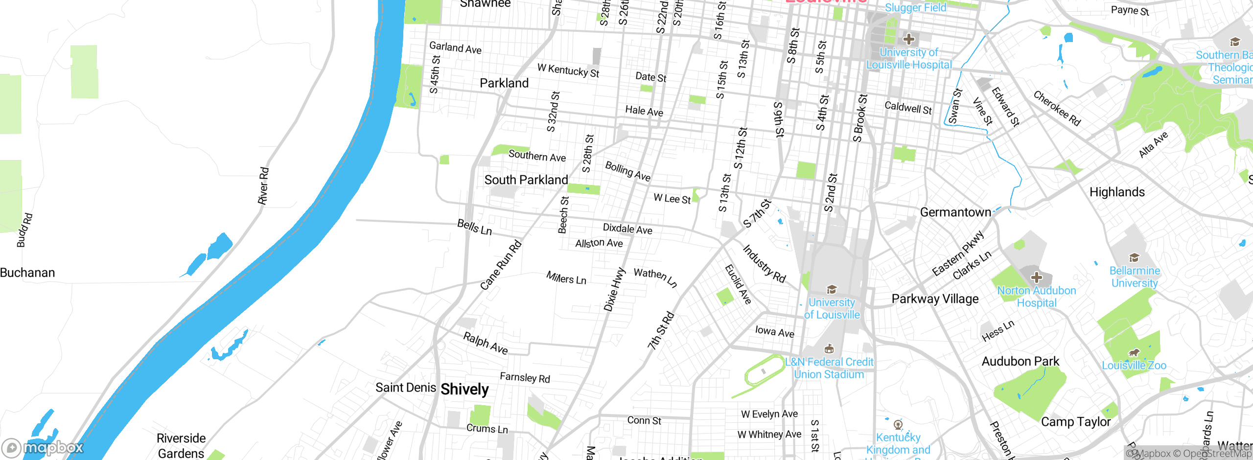 Map showing approximate location