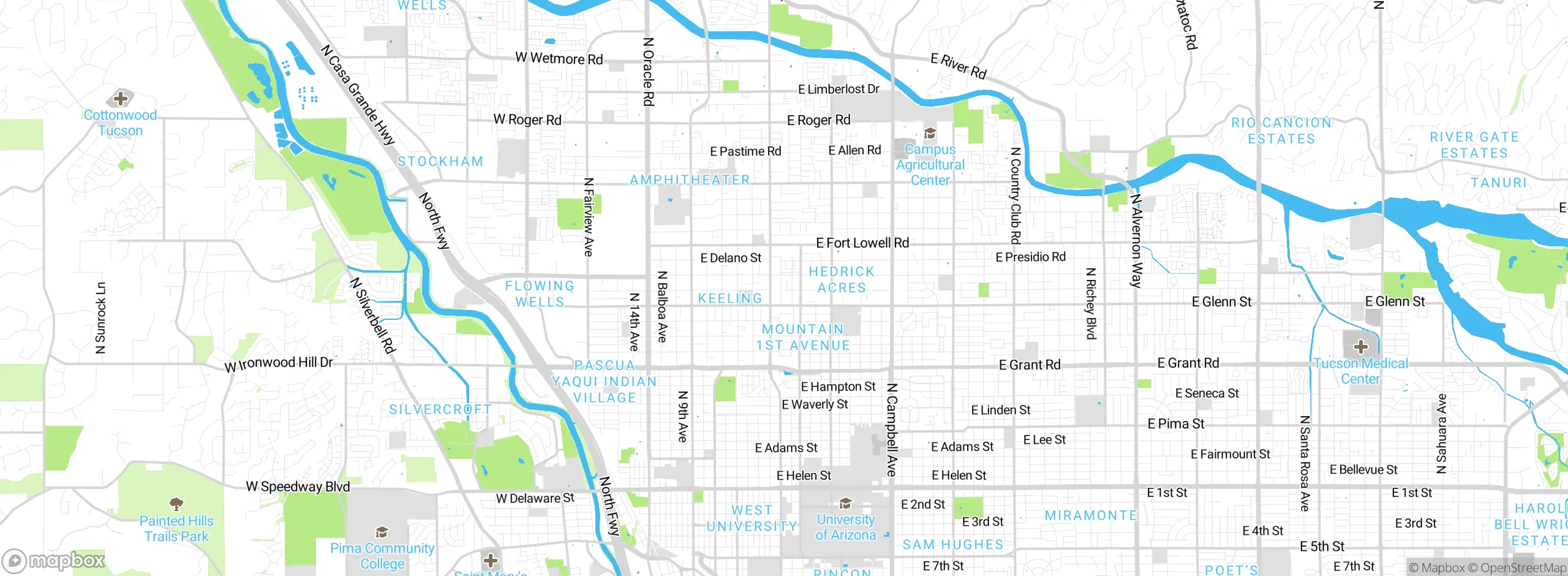 Map showing approximate location