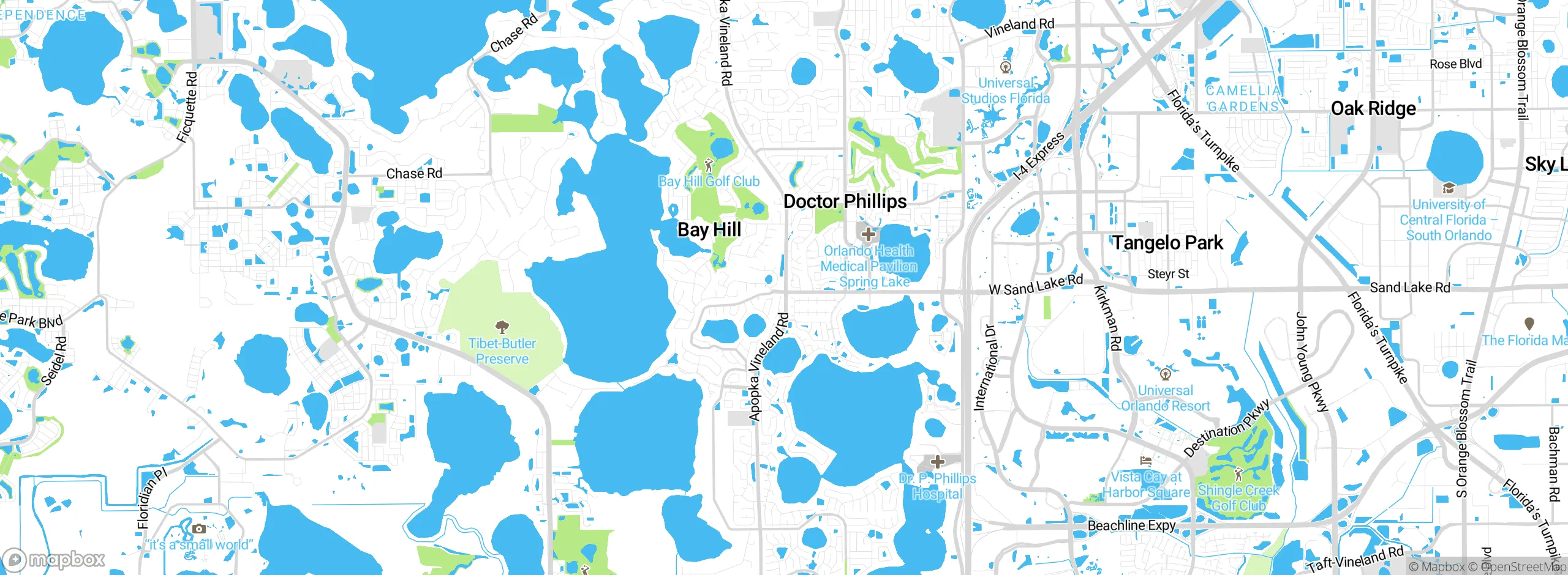 Map showing approximate location