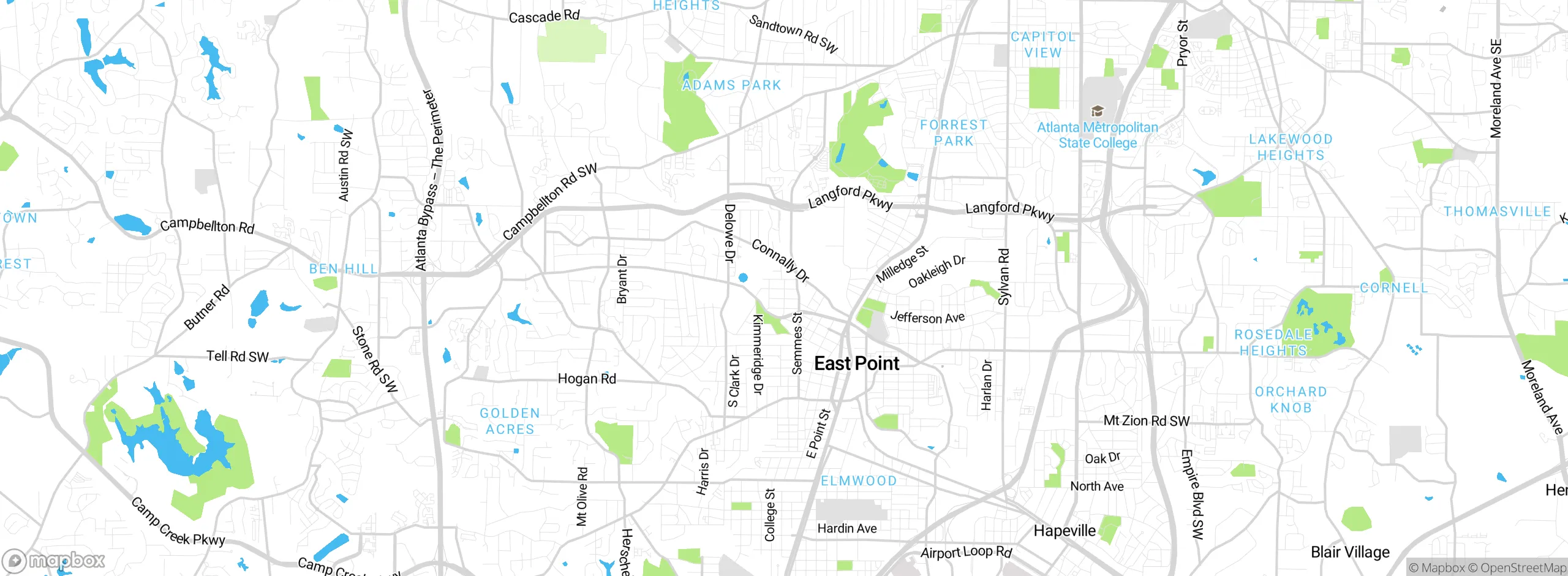 Map showing approximate location