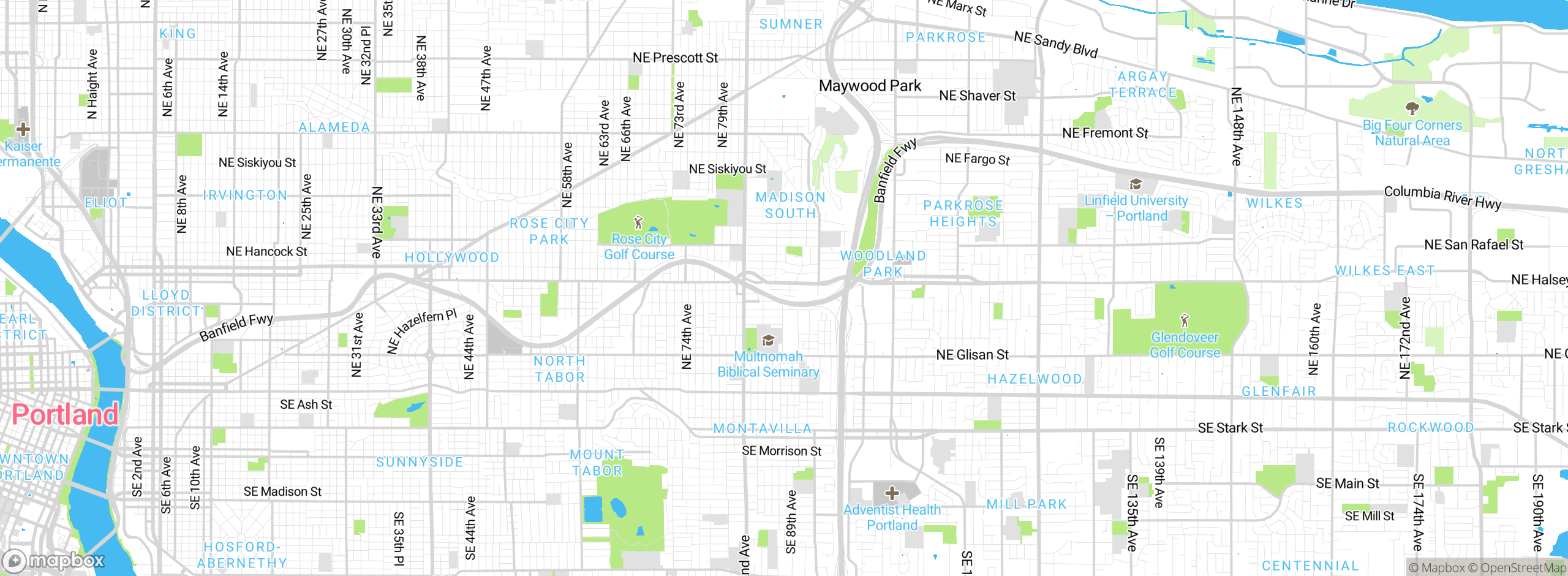 Map showing approximate location