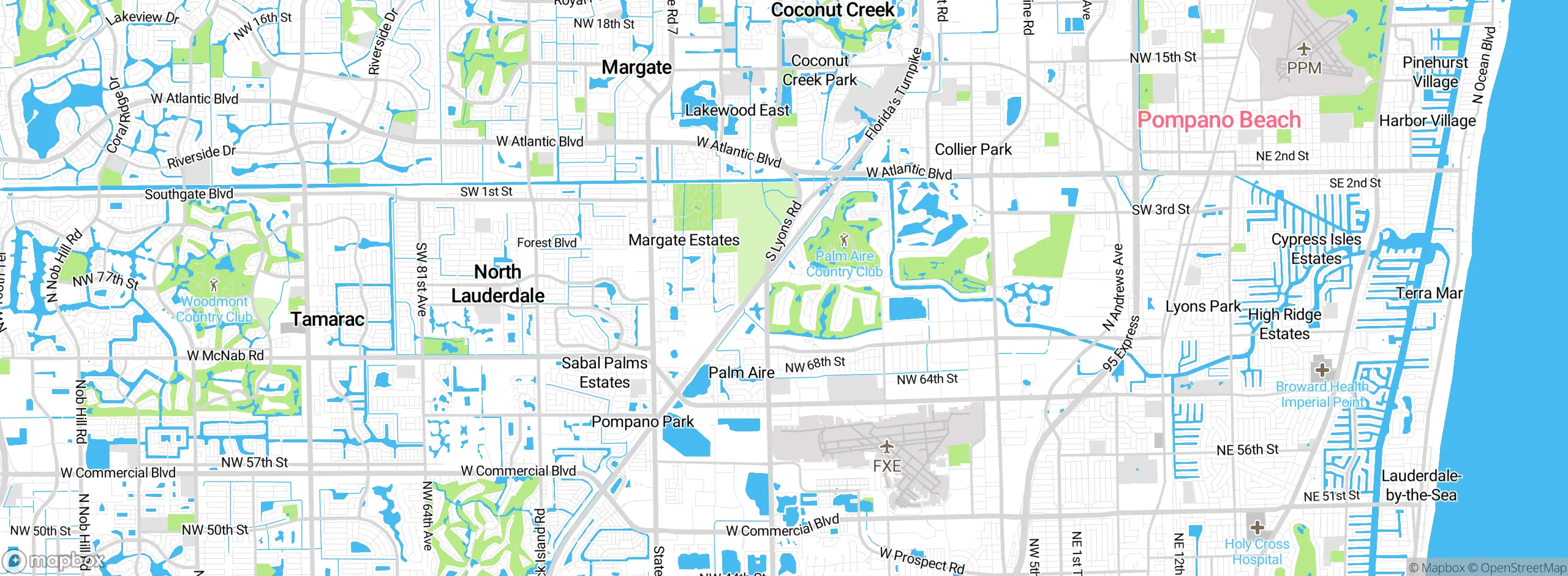 Map showing approximate location