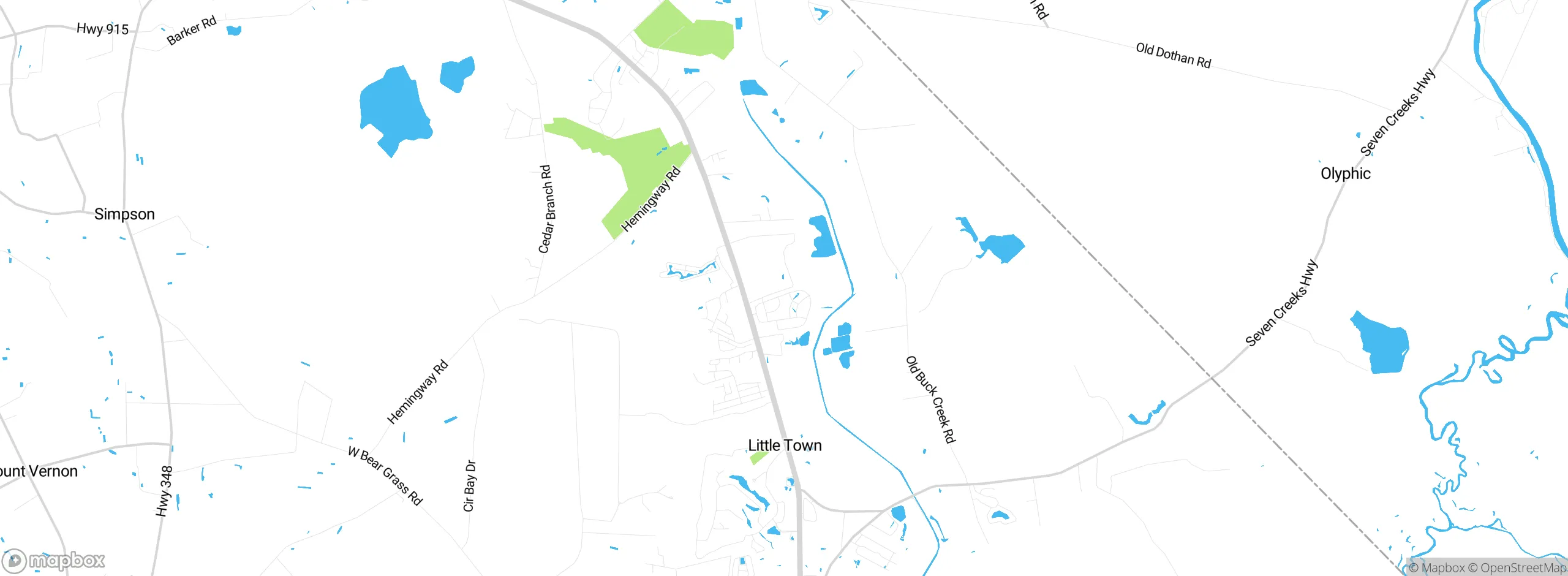 Map showing approximate location