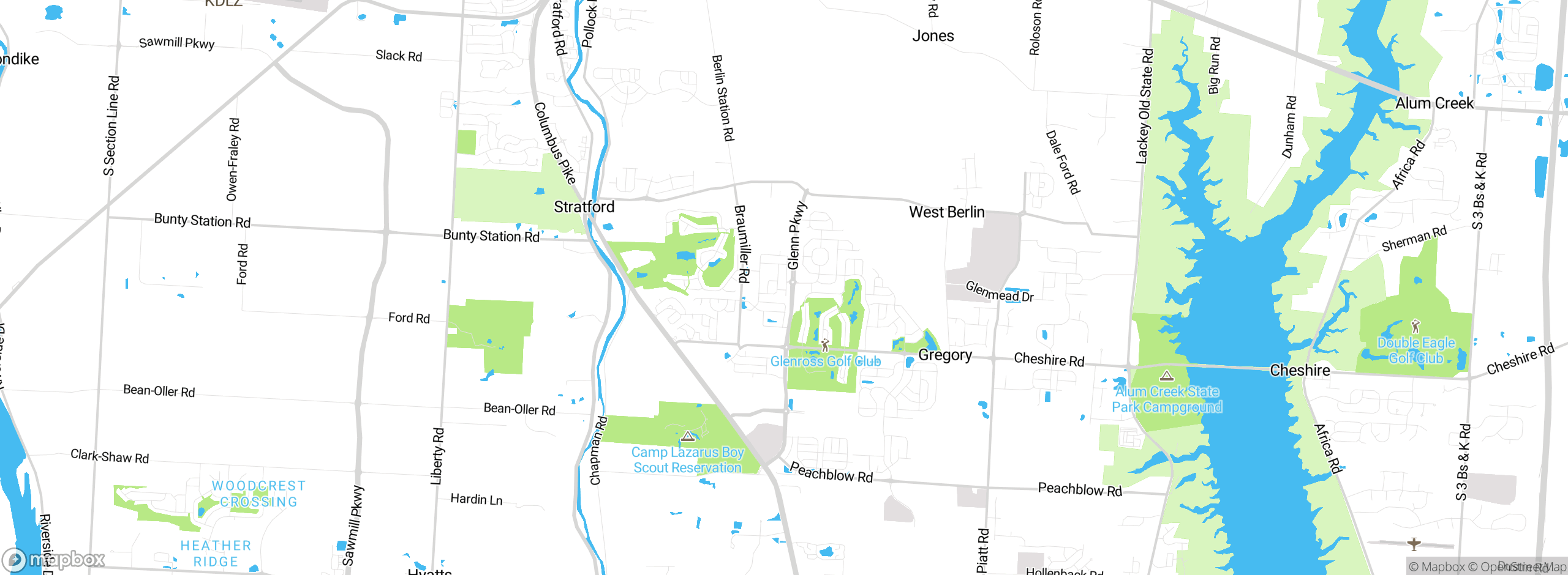 Map showing approximate location