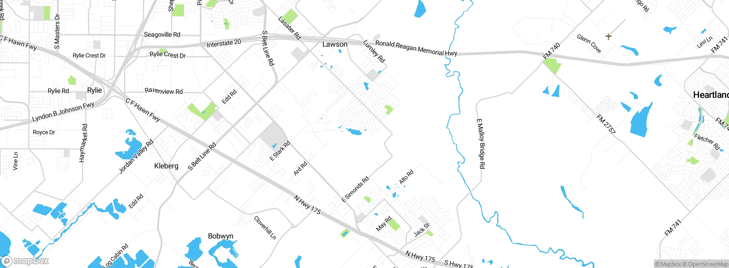 Map showing approximate location
