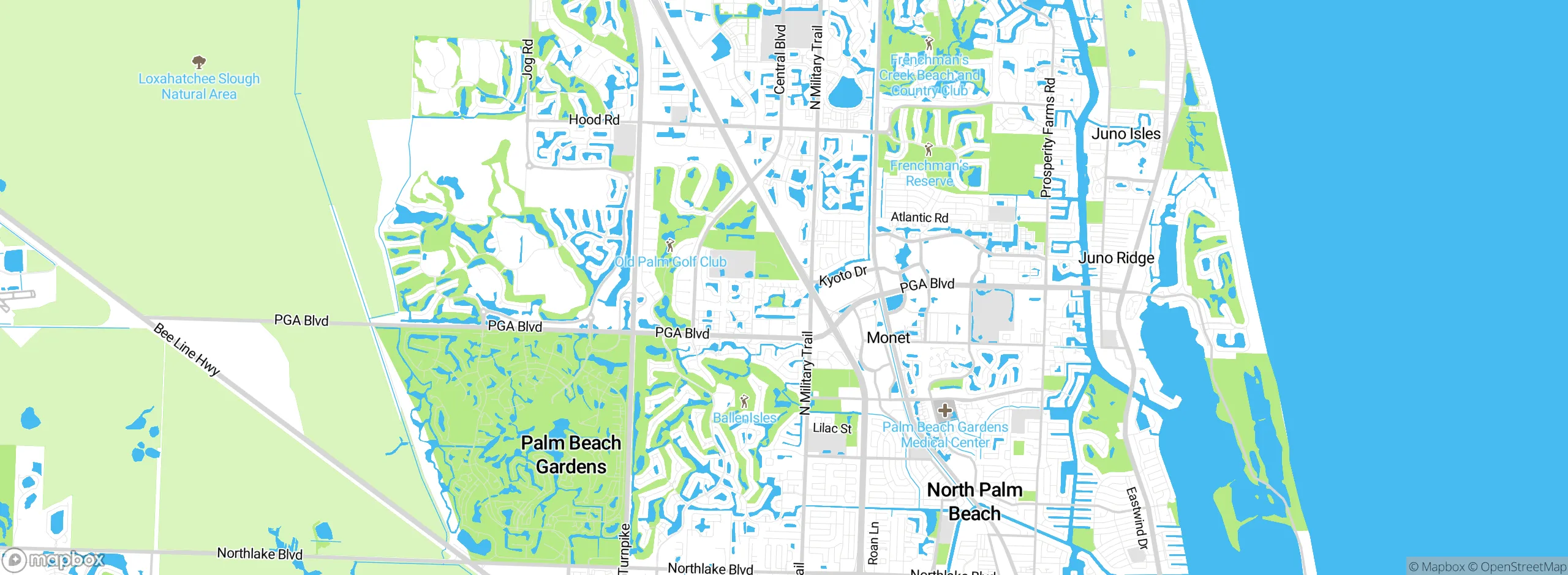 Map showing approximate location