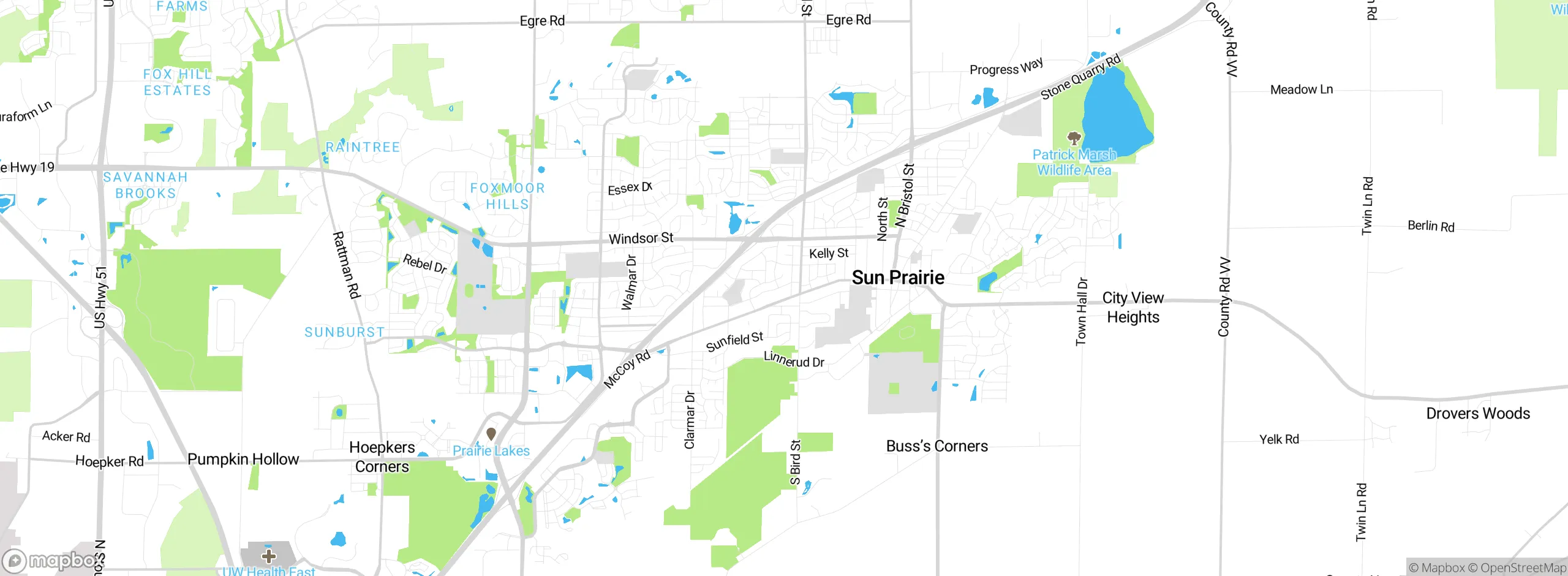 Map showing approximate location
