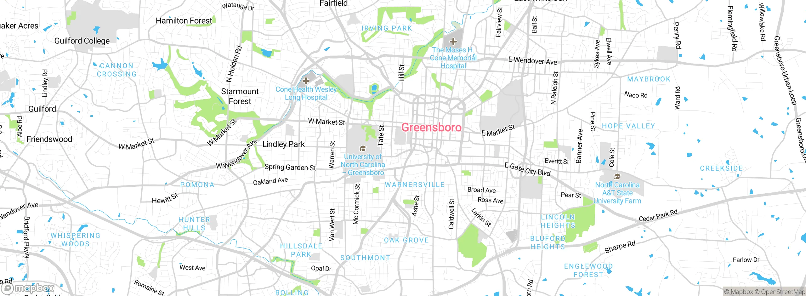 Map showing approximate location