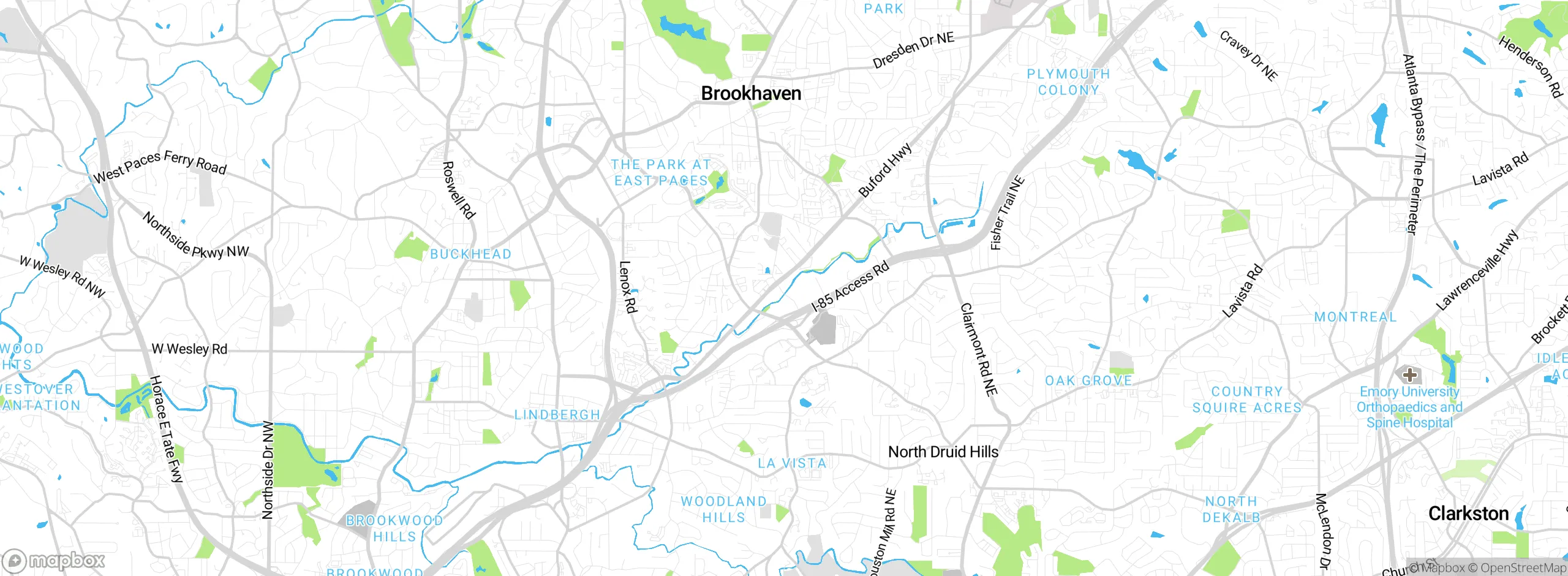 Map showing approximate location
