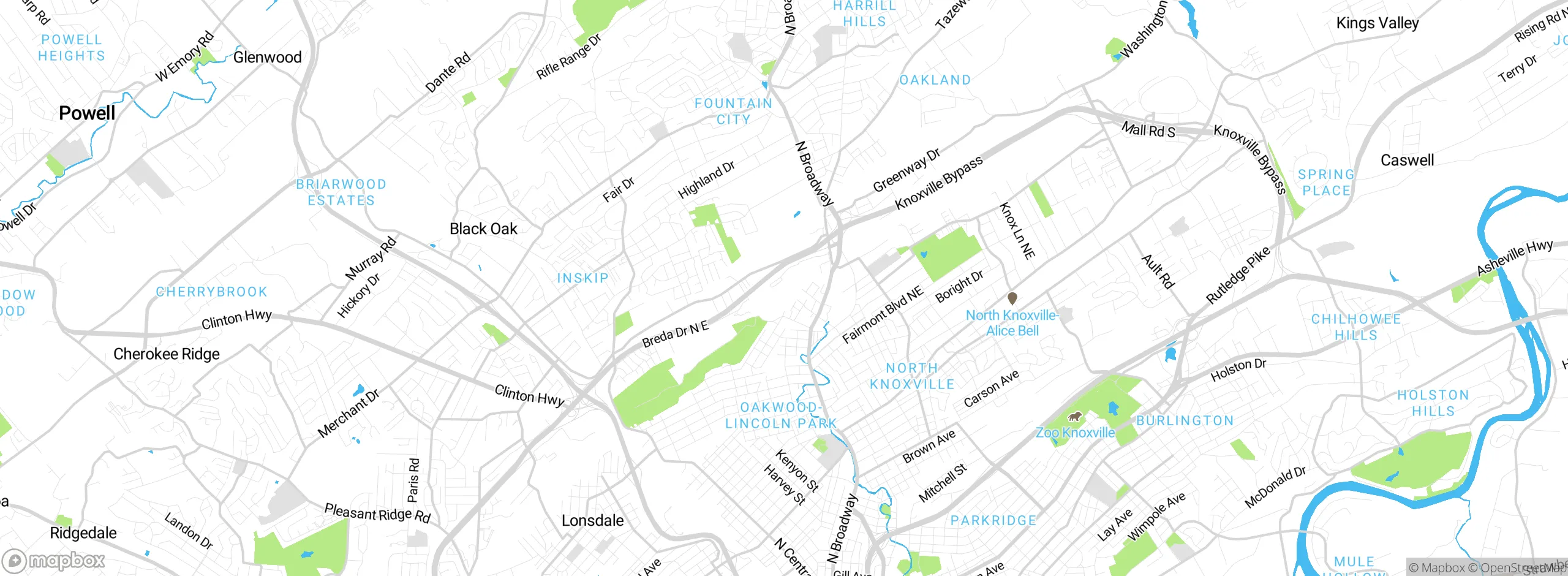 Map showing approximate location