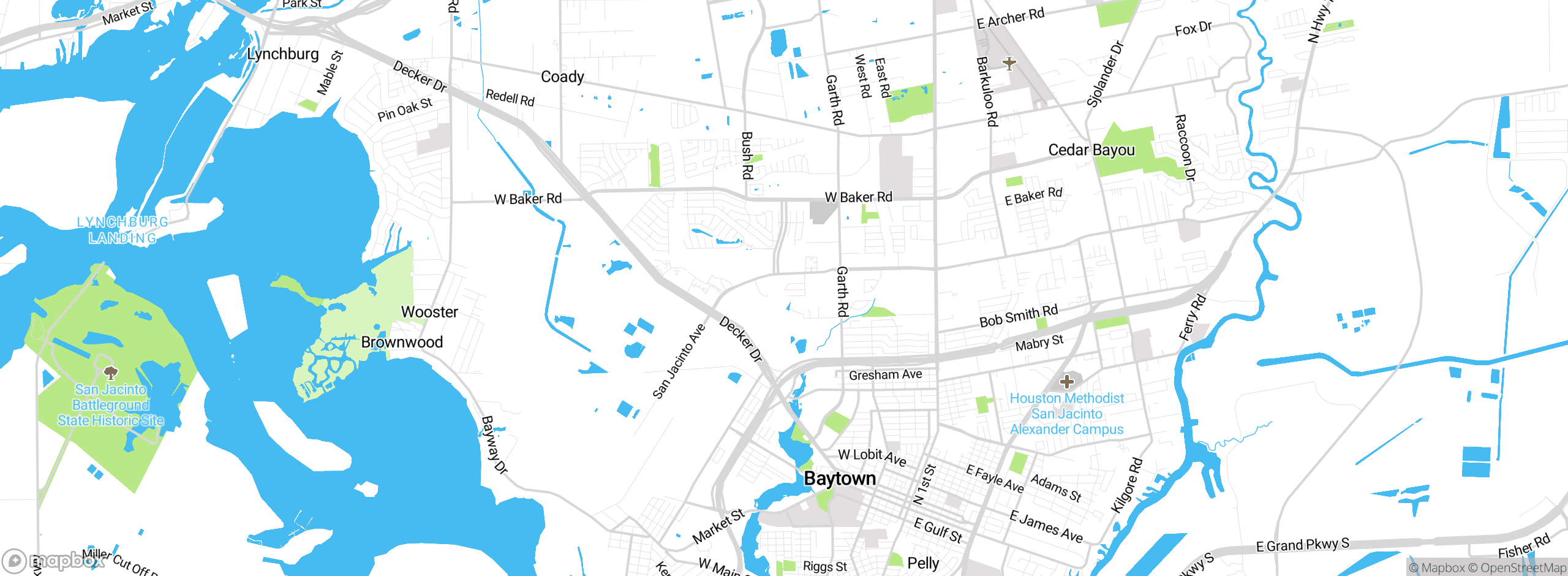 Map showing approximate location