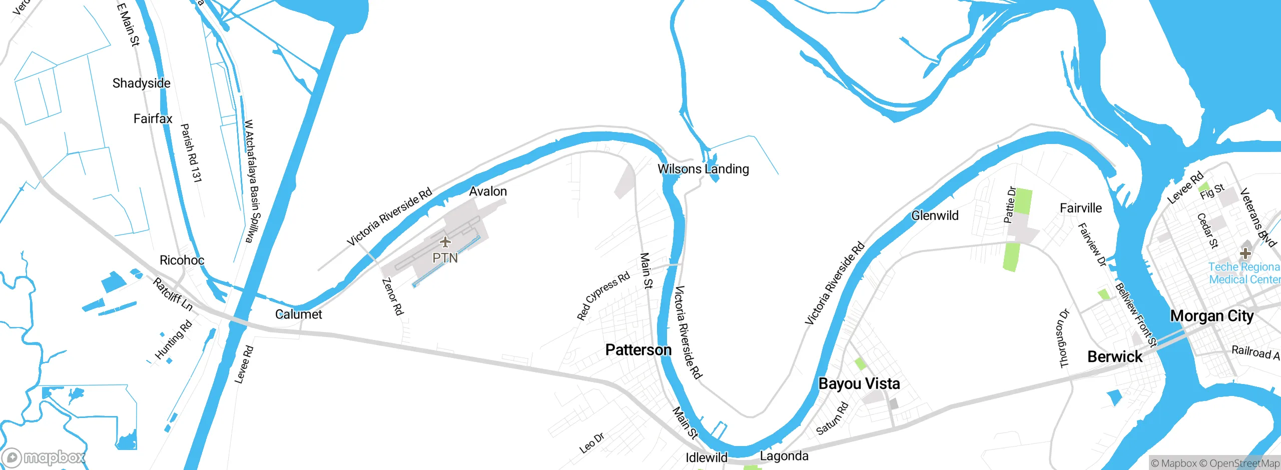 Map showing approximate location