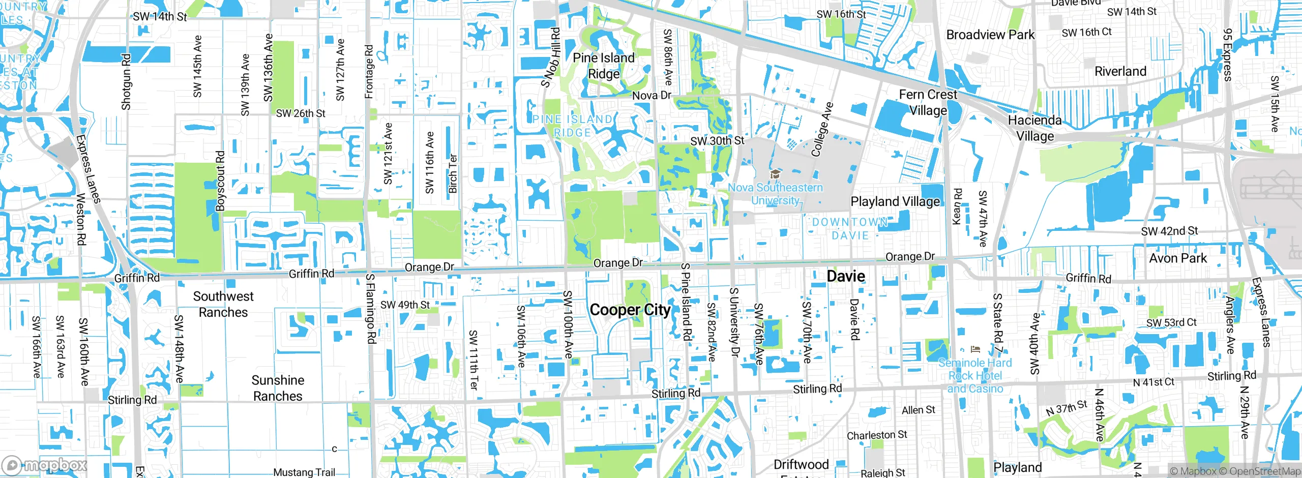 Map showing approximate location