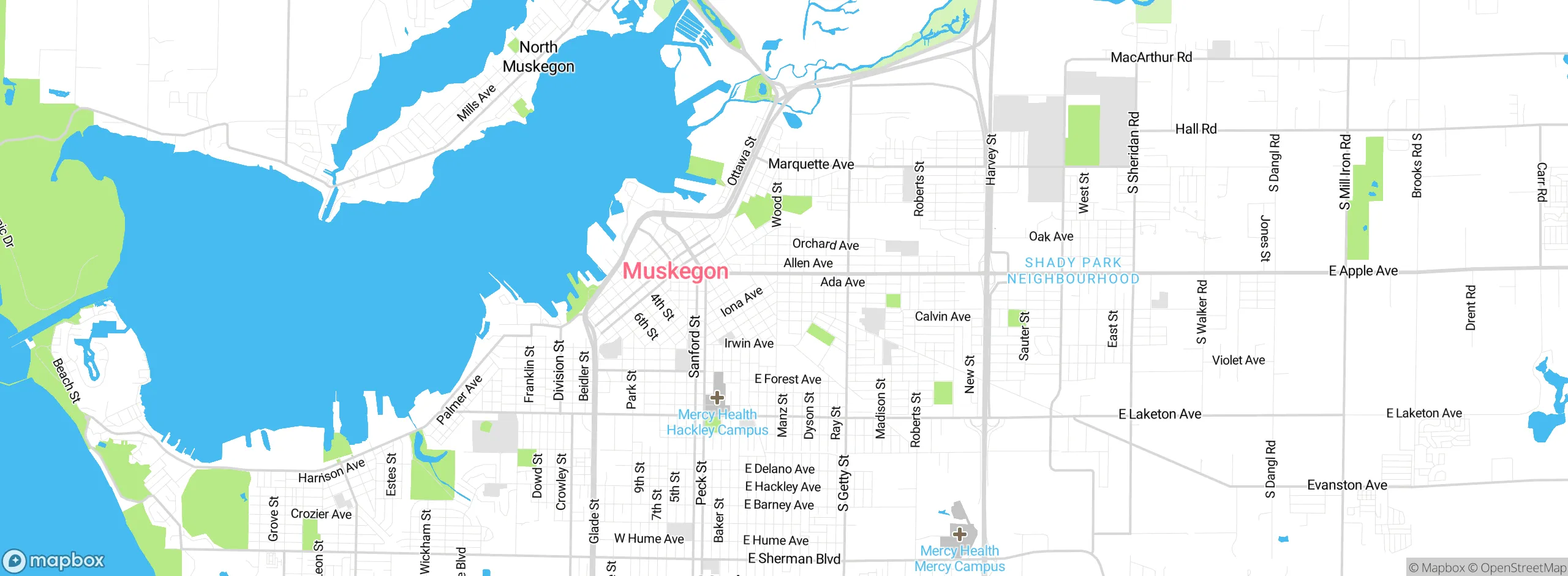 Map showing approximate location