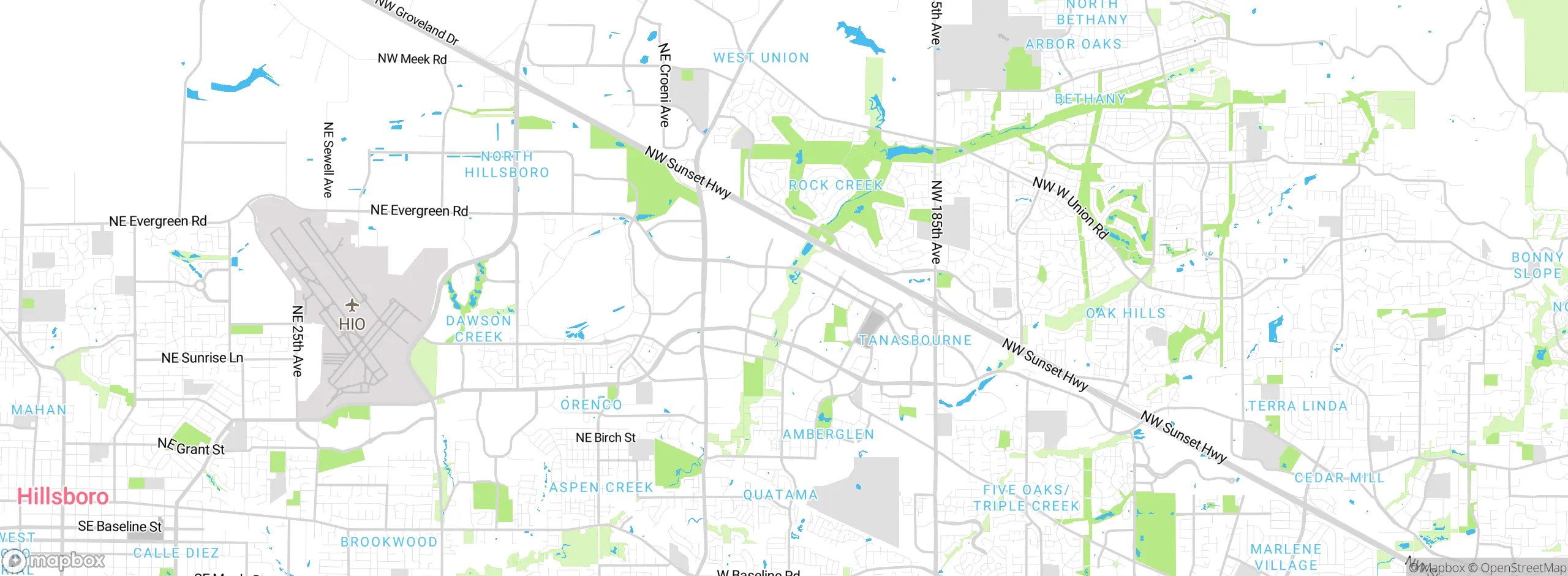 Map showing approximate location
