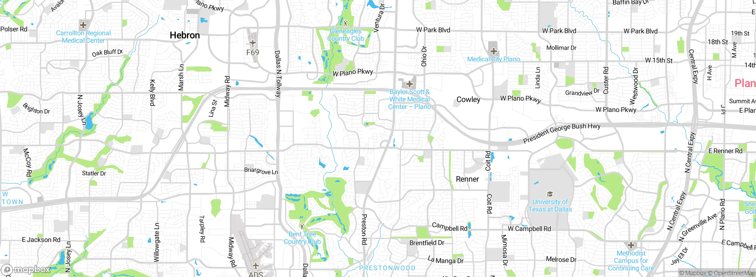 Map showing approximate location