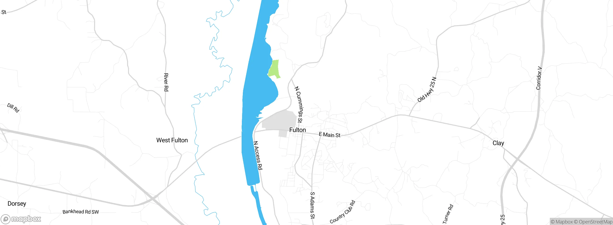 Map showing approximate location