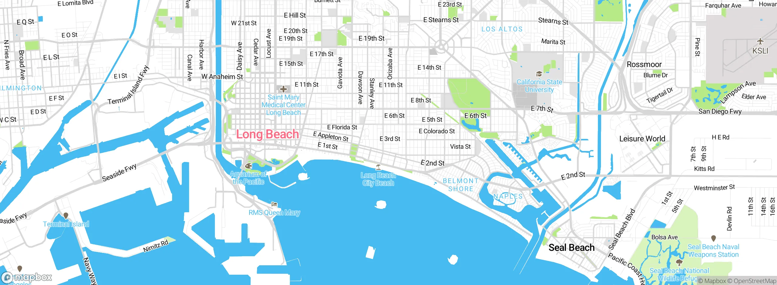 Map showing approximate location