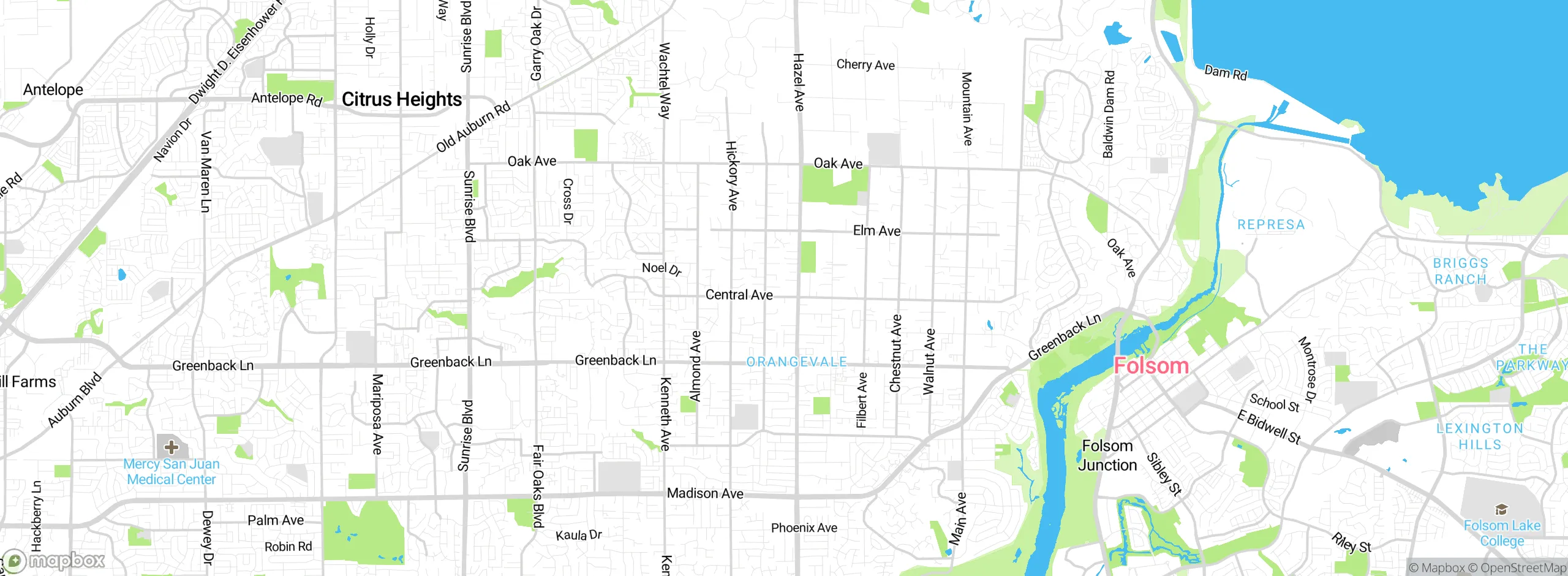 Map showing approximate location