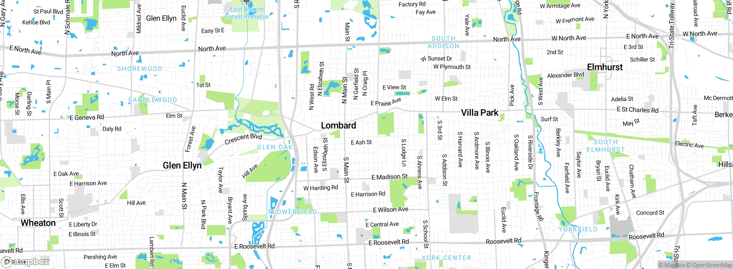 Map showing approximate location