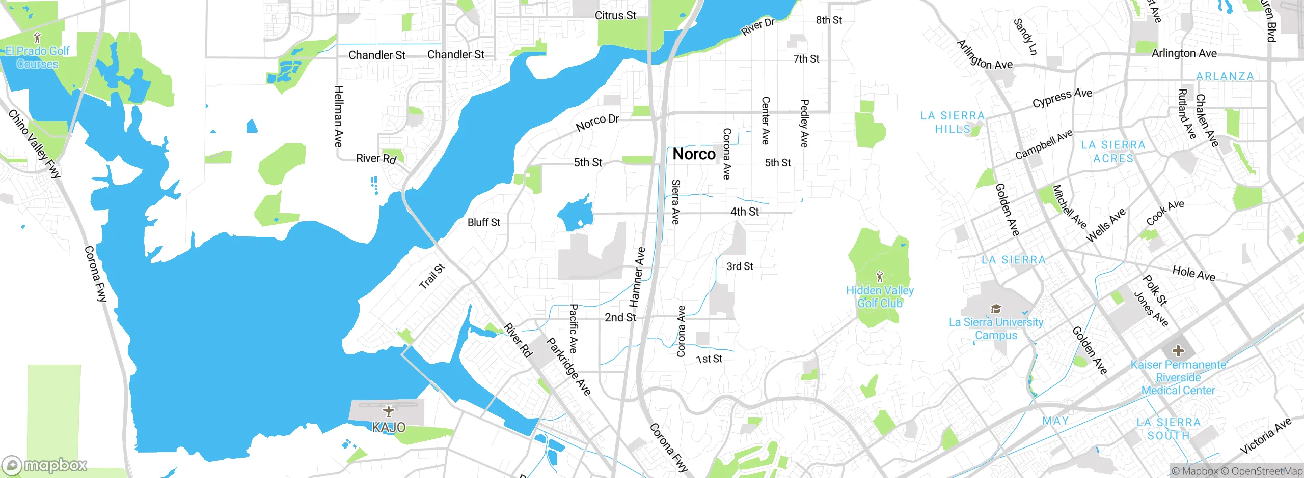 Map showing approximate location