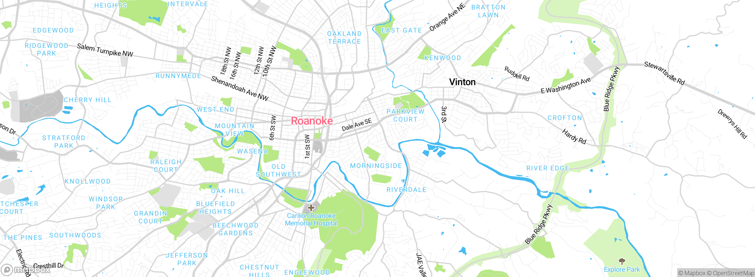 Map showing approximate location